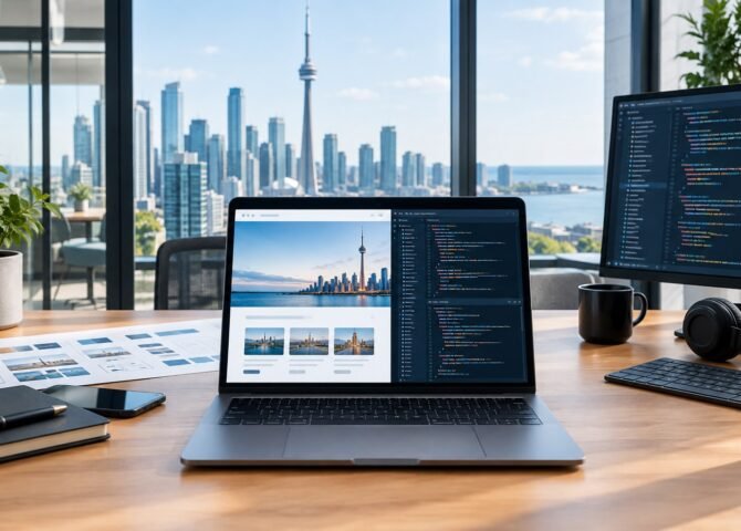 Toronto web development and web design hero image