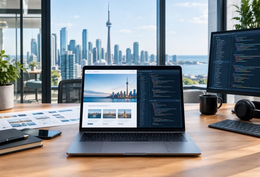 Toronto web development and web design hero image